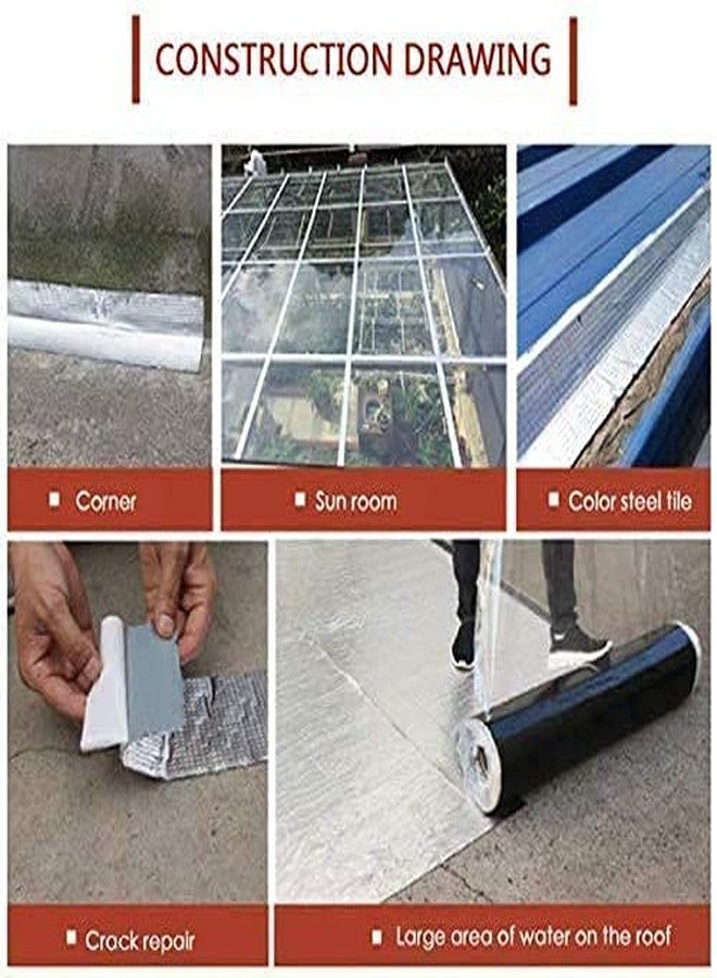 Envop leakage repair material butyl coil building roof waterproof tape strong leak sticker plugging king (Silver) - Image 4